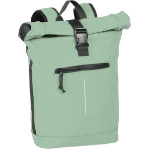 New Rebels Waterproof Rolltop Rugzak met Laptopvak 15'' Mart Mint