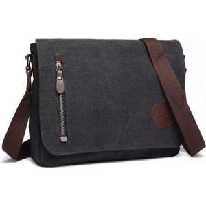 Miss Lulu Unisex Crossbodytas Zwart