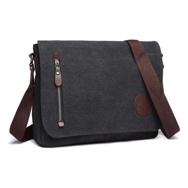 Miss Lulu Unisex Crossbodytas Zwart