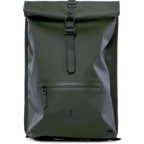 Rains Roll Top Rucksack Tas Heren - One Size - Green