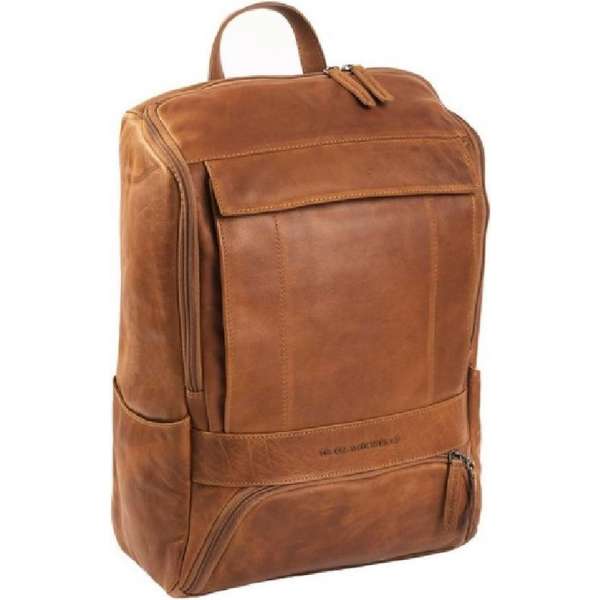 Chesterfield Rich Leren Laptop Rugtas - 15,4 inch - Cognac