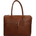 BURKELY Valerie Vintage Business Aktetas - 15 inch lapoptas - Cognac