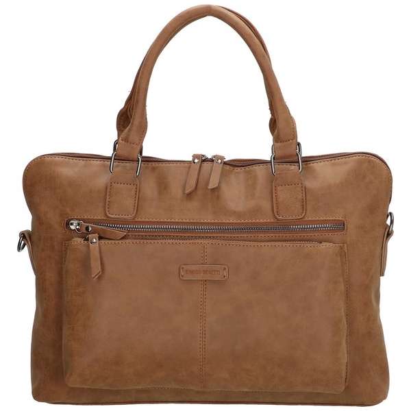 Enrico Benetti Nouméa Laptoptas - 15 inch - Camel