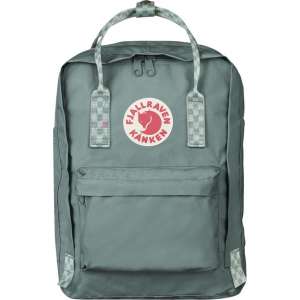 Fjallraven Kanken Laptoprugzak 13 inch - Frost Green / Chess Pattern