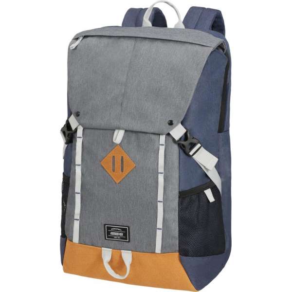 "American Tourister Rugzak Met Laptopvak - Urban Groove Ug Lifestyle Bp 4 17.3"" Grey/Blue"