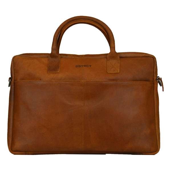 DSTRCT Limited Laptoptas - 17 inch - Cognac