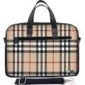 Laptoptas 17,3 inch / schoudertas ruiten chic - Sleevy - laptoptas - schooltas