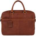 BURKELY Antique Avery Aktetas - 15 inch laptoptas - Cognac