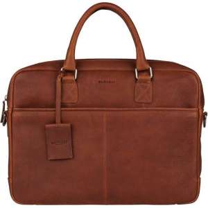 BURKELY Antique Avery Aktetas - 15 inch laptoptas - Cognac