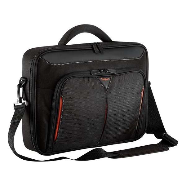 Targus Classic+ Laptoptas / 17-18 Inch / Zwart/Rood