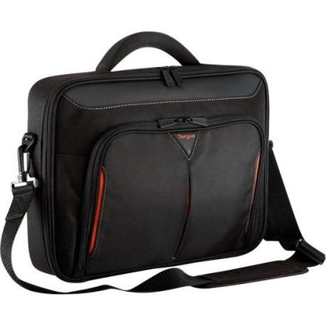 Targus Classic+ Laptoptas / 17-18 Inch / Zwart/Rood