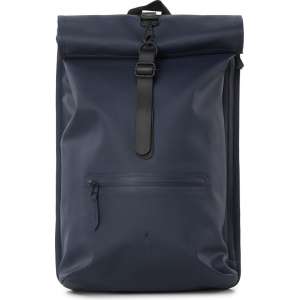 Rains Roll Top Rucksack Tas Heren - One Size - Blue