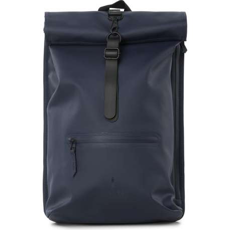 Rains Roll Top Rucksack Tas Heren - One Size - Blue