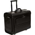 Tassia Pilotenkoffer Trolley - Handbagage - Laptoptas 17'' - Pilot Case met Afneembaar Laptopvak - Dokterstas - Zwart  (7103)