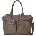 Wimona Catarina 2030 Schoudertas / Laptoptas - Taupe