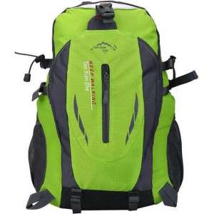 Compacte Wandelrugzak/Wandeltas Backpack voor Dames en Heren - Alternatief North Face - Lovnix TanXian Bag106 | Groen