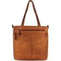 DSTRCT Harrington Road Leren Shopper L - Cognac