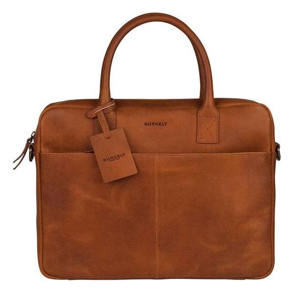 BURKELY Vintage Jack Aktetas - 13,3 inch Laptoptas - Cognac