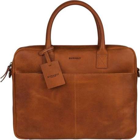 BURKELY Vintage Jack Aktetas - 13,3 inch Laptoptas - Cognac