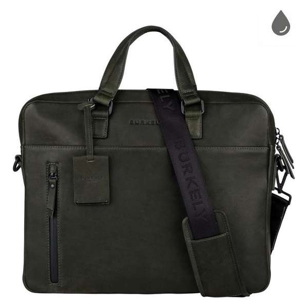 BURKELY Rain Riley Schoudertas - 15,6 inch laptoptas - Oil Groen