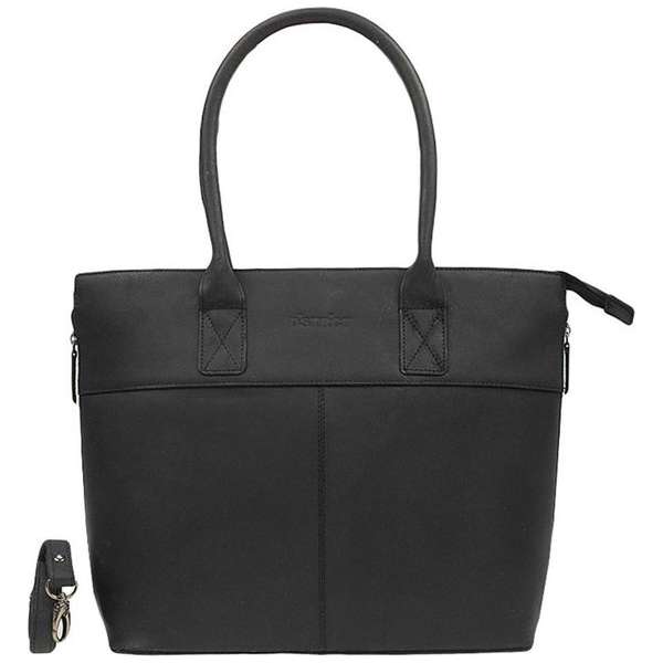 DSTRCT Fletcher Street Dames Shopper -15,6 inch laptoptas - Zwart