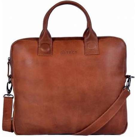 DSTRCT Fletcher Street Laptoptas - 13,3 inch - Cognac