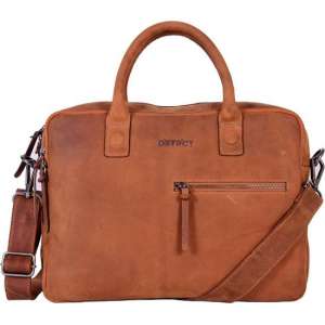 DSTRCT Wall Street Business Laptoptas 15.4'' Double Cognac