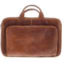 Plevier Leren Laptop sleeve 17,3" Cognac