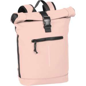 New Rebels Waterproof Rolltop Rugzak met Laptopvak 15'' Mart Roze