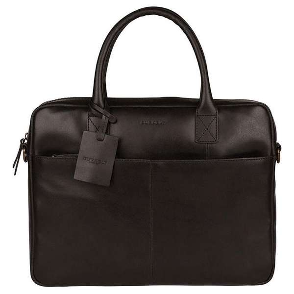 BURKELY Vintage Jack Aktetas - 13,3 inch Laptoptas - Zwart