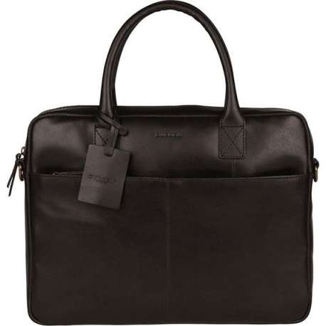 BURKELY Vintage Jack Aktetas - 13,3 inch Laptoptas - Zwart