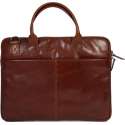 Genicci Business tas Heren Aktetas Cognac