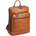 Chesterfield Hayden Leren Laptop Rugzak - 15,4 inch - Cognac