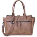 Wimona Catarina One 2031 Schoudertas / Laptoptas - Taupe