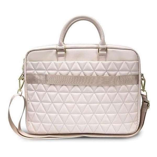 Guess Torba 15 inch laptoptas - Roségoud