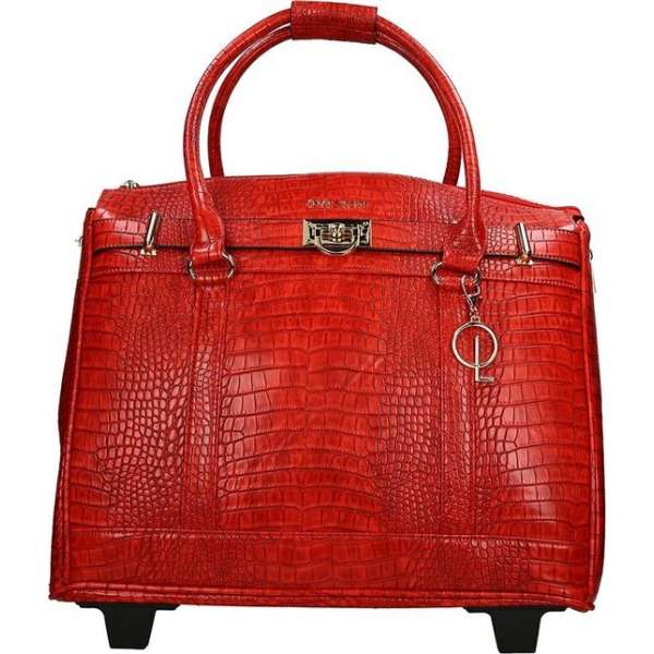 Olivia Lauren Louna laptop trolley red