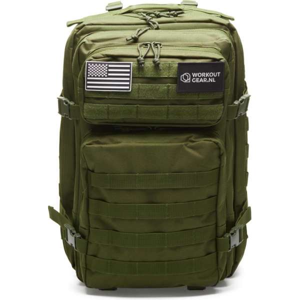 Workout Gear - Fitness Tas - Sporttas - Tactical Bag - Army Bag - Crossfit Sport Tas - Army Green