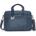 Wimona Eliana 2050 Dames Businesstas / Laptoptas - 15,4 inch - Blauw