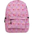 GoPa Meisjes Rugzak | Schooltas | Rugtas | Emoji | Regenboog | Fruit | Roze