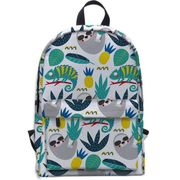 Luiaard Ananas Rugzak - Leuke Rugzak voor School - 15 liter