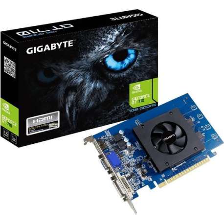 Gigabyte GV-N710D5-1GI videokaart NVIDIA GeForce GT 710 1 GB GDDR5