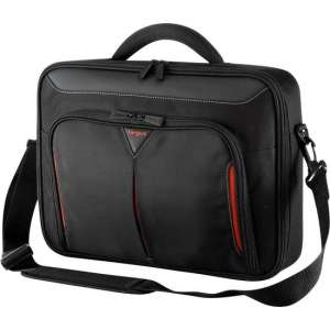 Targus Classic+ Laptoptas / 15-15,6 Inch / Zwart/Rood