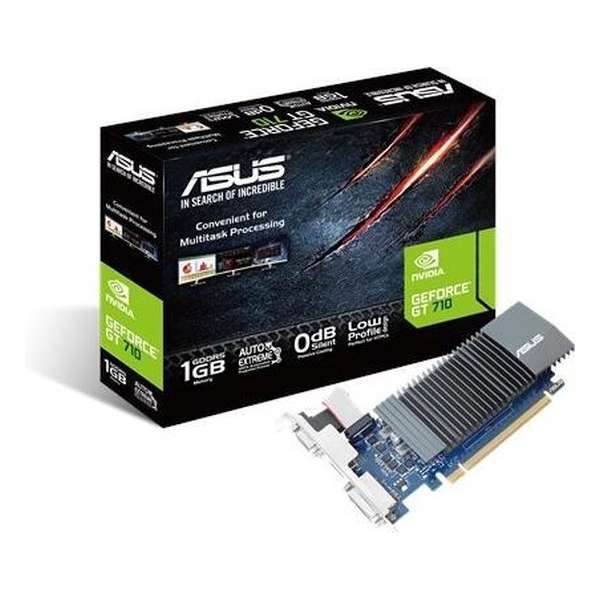ASUS 90YV0AL0-M0NA00 videokaart GeForce GT 710 1 GB GDDR5