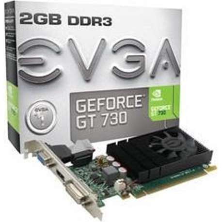 EVGA 02G-P3-2732-KR videokaart NVIDIA GeForce GT 730 2 GB GDDR3