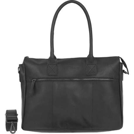 DSTRCT Riverside Business dames Schoudertas - 15,6 inch laptoptas - Zwart