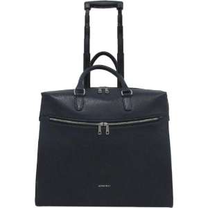 Gigi Fratelli Dames Leren Laptop Trolley 15.6 inch Romance Business ROM8015 Blauw