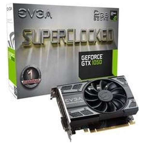 EVGA 02G-P4-6152-KR videokaart NVIDIA GeForce GTX 1050 2 GB GDDR5