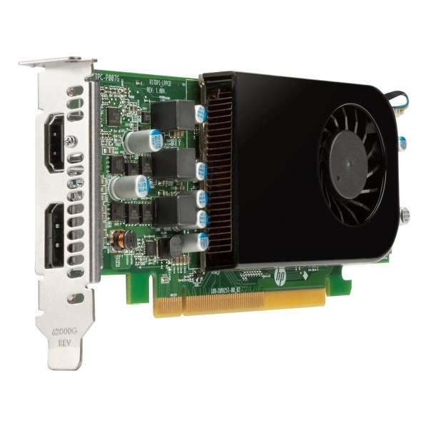 HP AMD Radeon RX550X 4GB LP DisplayPort Card