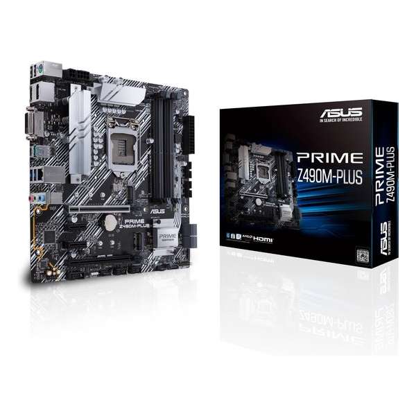 ASUS PRIME Z490M-PLUS LGA 1200 micro ATX Intel Z490