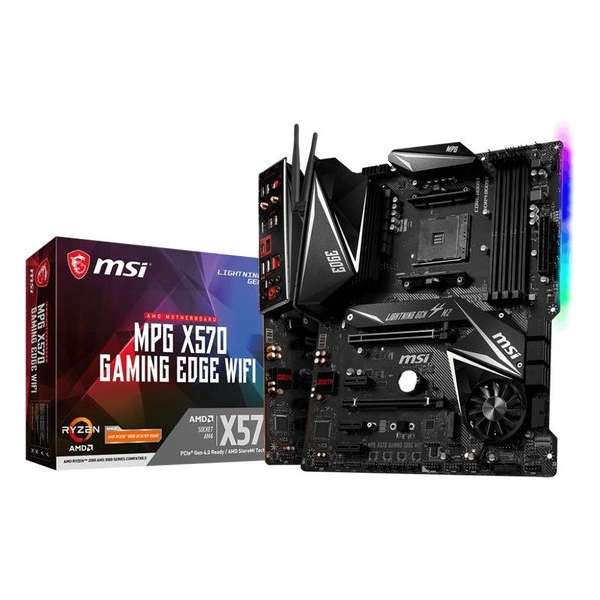 MSI MPG X570 Gaming Edge WIFI Socket AM4 ATX AMD X570